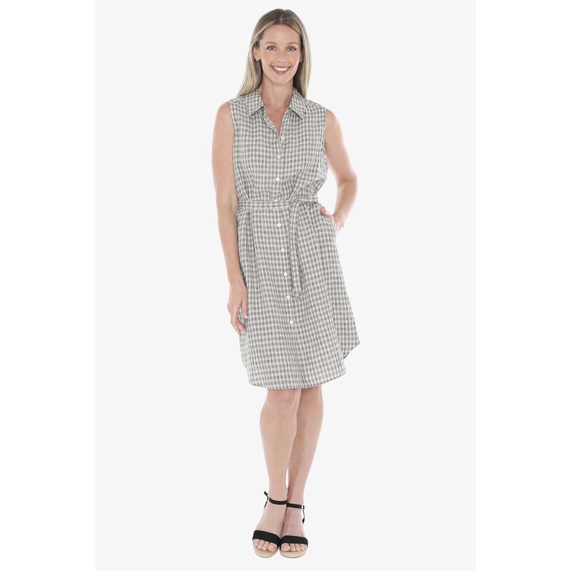 Jump Grid Check Dress image number 2